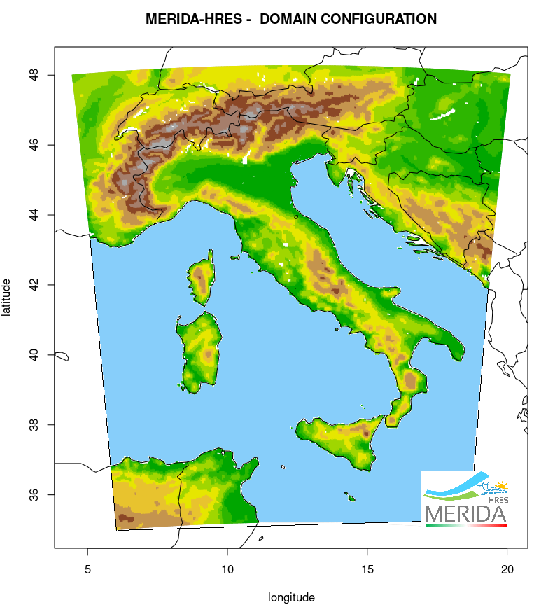 Mappa MERIDA